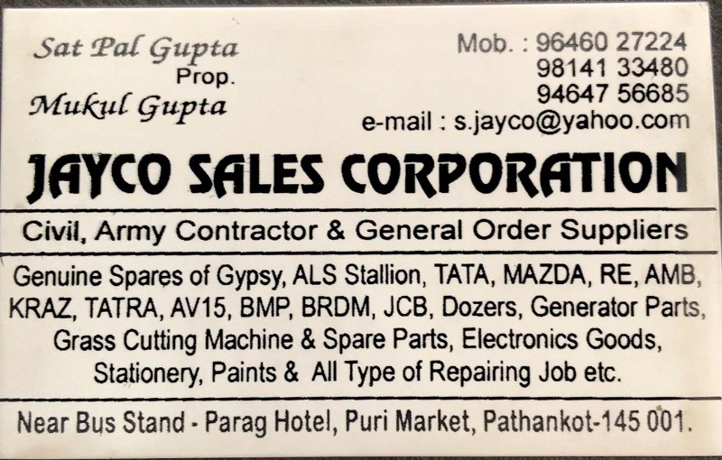 Jayco Sales Corporation
